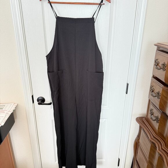 3 of Authentic Overalls Jumper Shein Melrose & Market Dazy Black Green Sz.S-L - Picture 1 of 12